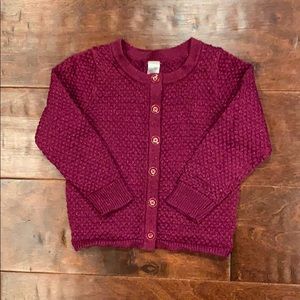 Cherokee cardigan. 12 months